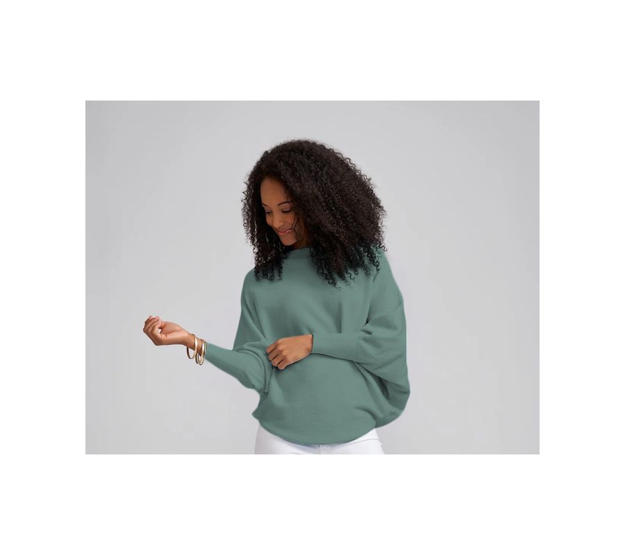 Женский свитер Ivy Oversized с рукавами летучая мышь длиной 3/4 Caldwell Collection, Teal
Женский свитер Ivy Oversized с рукавами летучая мышь длиной 3/4 Caldwell Collection, Teal
