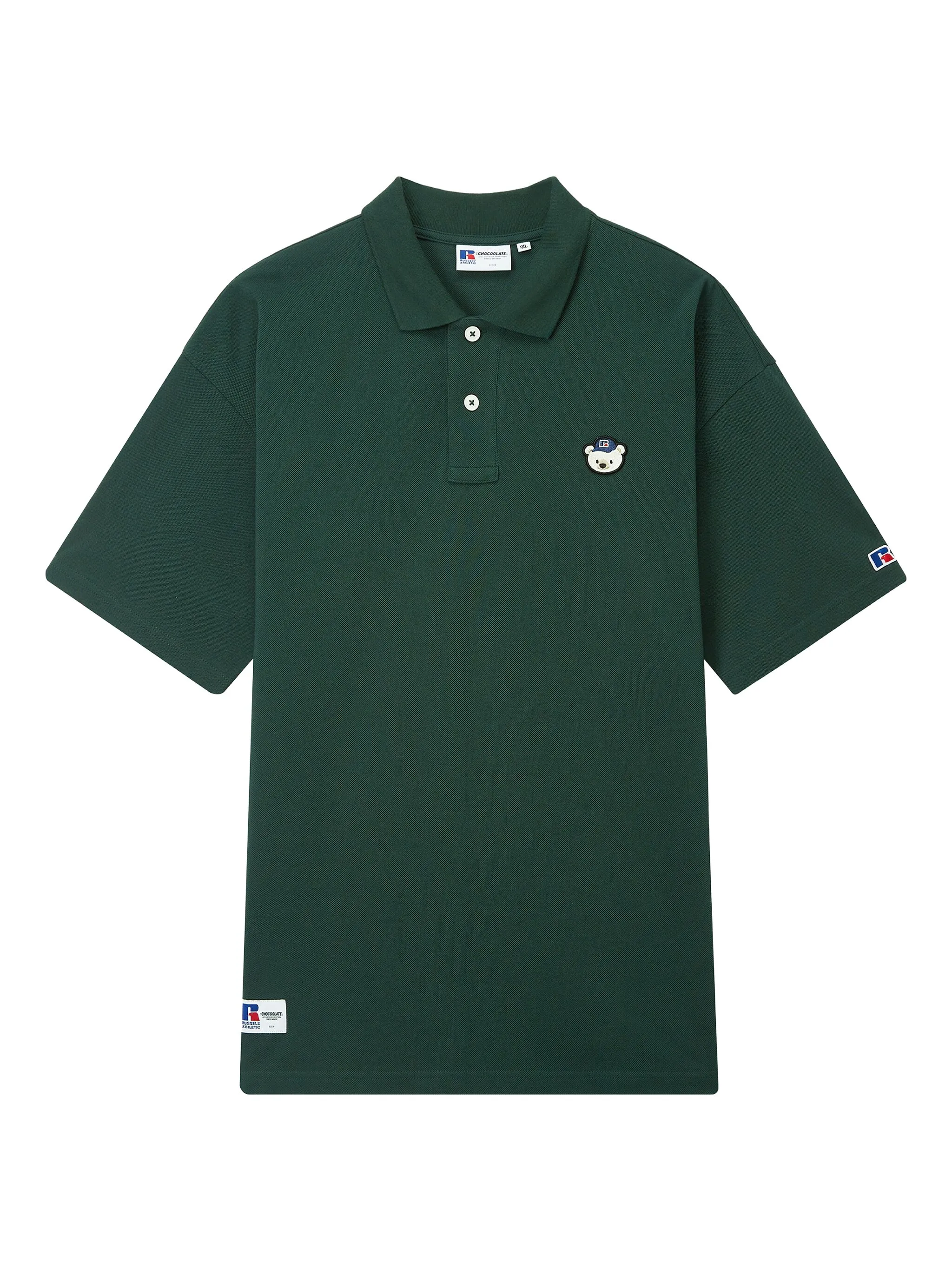 Рубашка поло с нашивкой-логотипом из коллаборации с Russell Athletic Chocoolate, зеленый
Рубашка поло с нашивкой-логотипом из коллаборации с Russell Athletic Chocoolate, зеленый