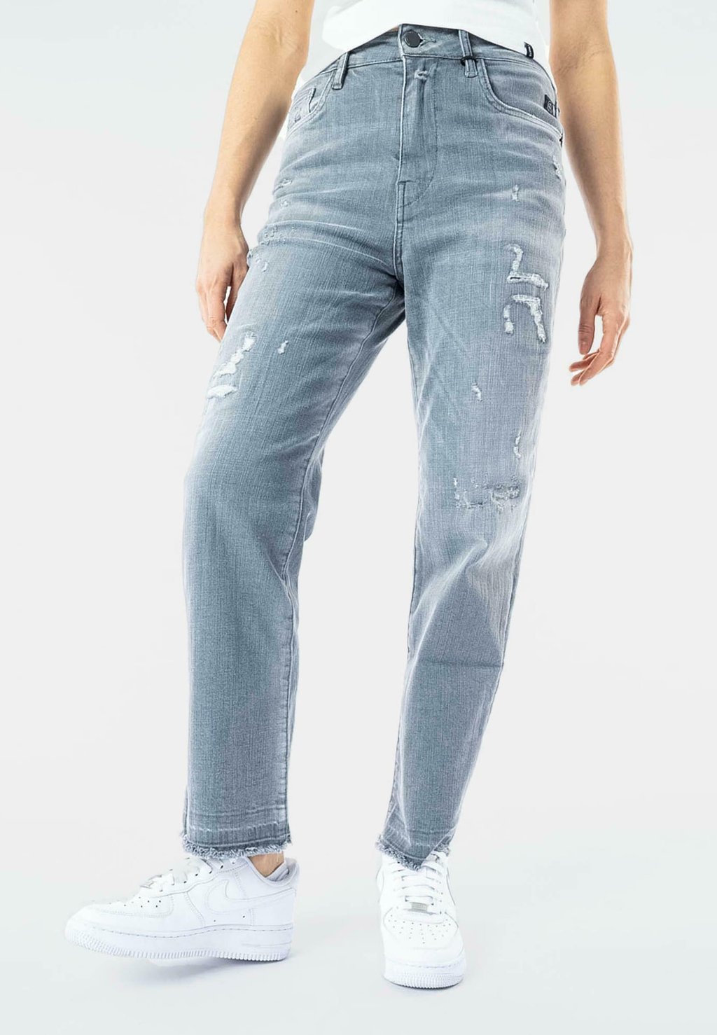 Джинсы прямого кроя Elias Rumelis, серый
Джинсы прямого кроя Elias Rumelis, серый