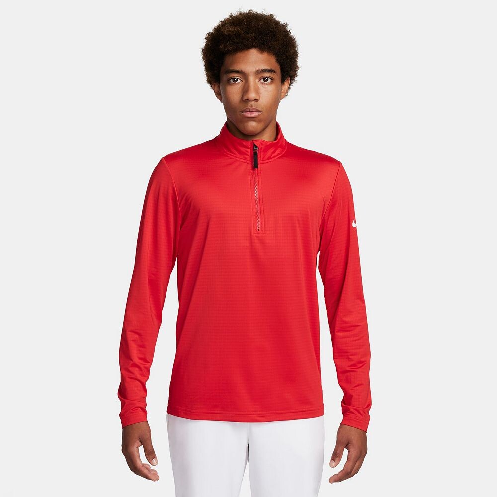 Мужская футболка для гольфа с молнией до половины длины Nike Victory Dri-FIT, цвет University Red
Мужская футболка для гольфа с молнией до половины длины Nike Victory Dri-FIT, цвет University Red
