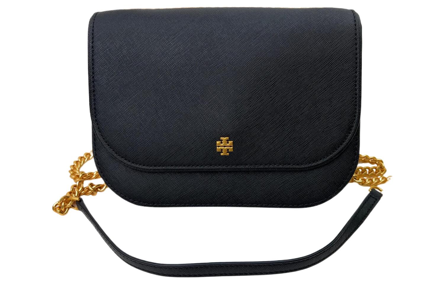 TORY BURCH Кожаная сумка через плечо, черная
TORY BURCH Кожаная сумка через плечо, черная