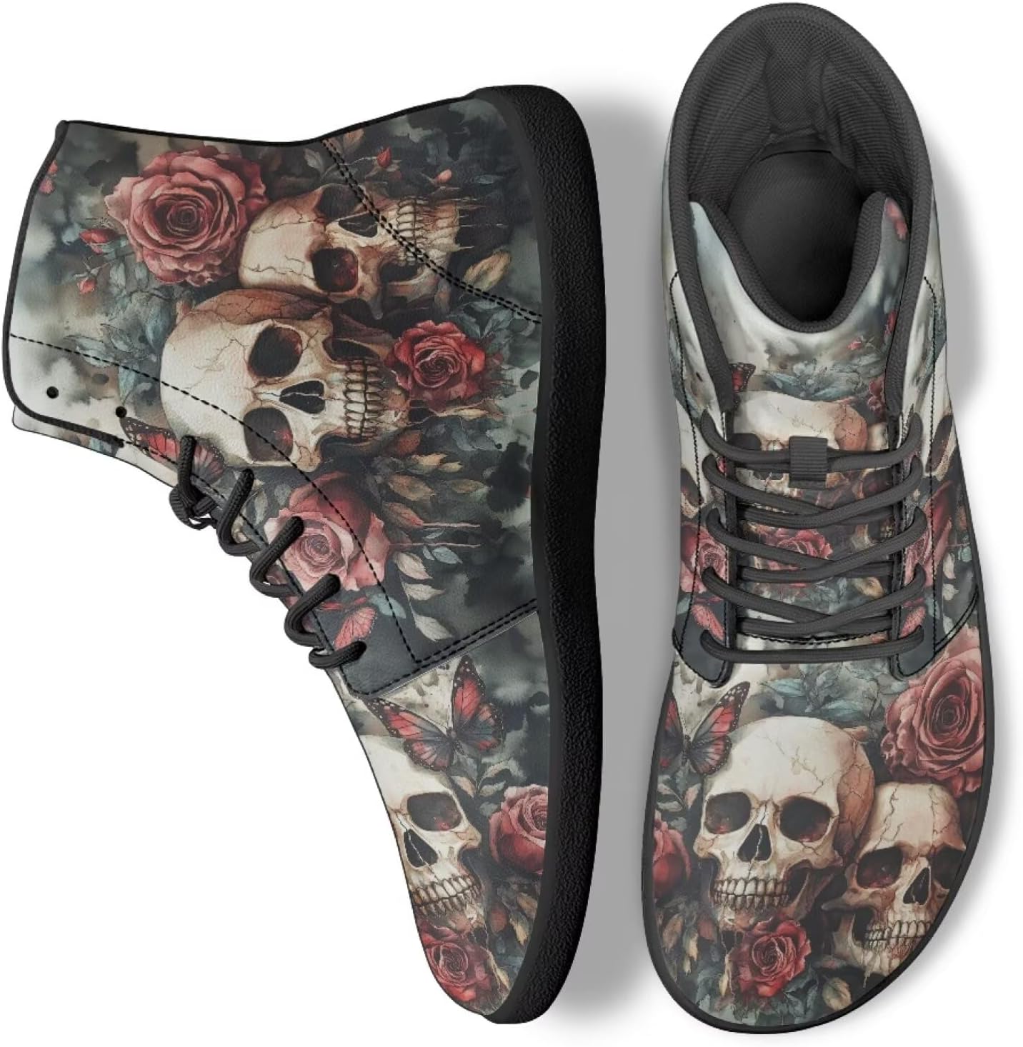 Кроссовки на высокой подошве с готическим черепом для мужчин и женщин, классические с шнуровкой, для бега и повседневной ходьбы Ecaestolph, зеленый
Кроссовки на высокой подошве с готическим черепом для мужчин и женщин, классические с шнуровкой, для бега и повседневной ходьбы Ecaestolph, зеленый