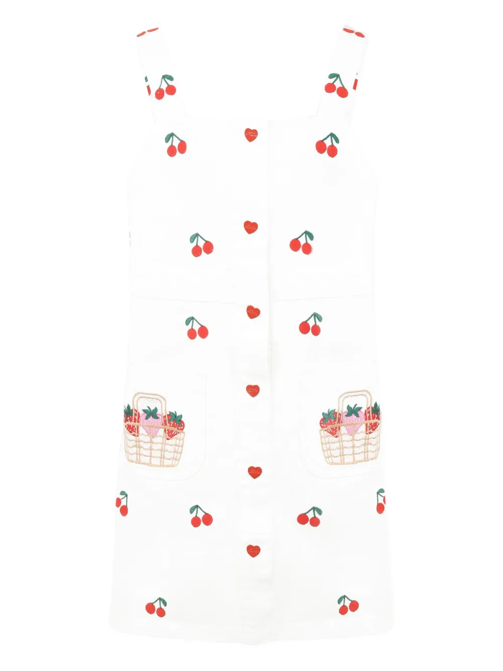 Платье с вышивкой Stella McCartney Kids, белый
Платье с вышивкой Stella McCartney Kids, белый