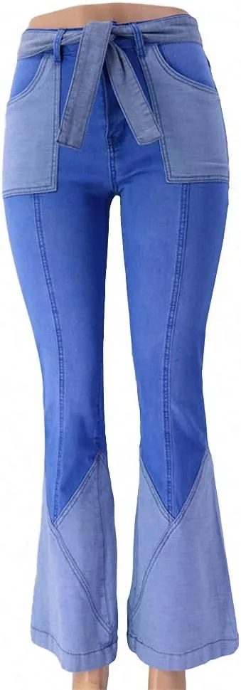 LDNINE женские джинсы клеш с пачворком
LDNINE женские джинсы клеш с пачворком