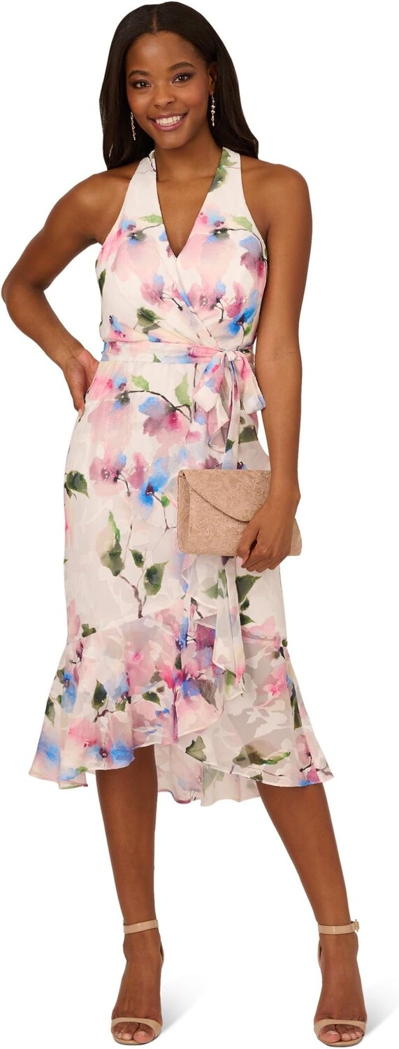 Платье Adrianna Papell Printed High-Low Dress, цвет Ivory Pink Multi
Платье Adrianna Papell Printed High-Low Dress, цвет Ivory Pink Multi
