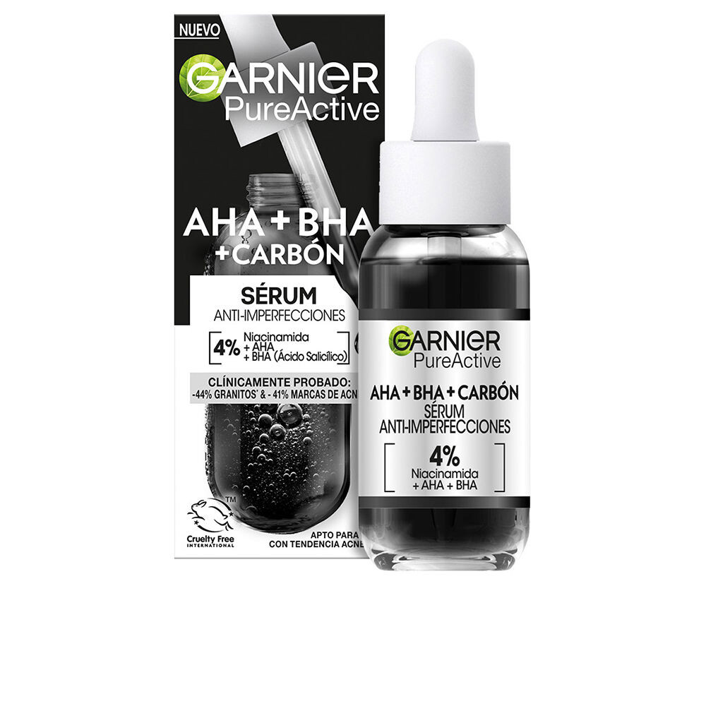 Скраб для лица Pure active aha + bha + carbón sérum anti-imperfecciones Garnier, 30 мл
Скраб для лица Pure active aha + bha + carbón sérum anti-imperfecciones Garnier, 30 мл