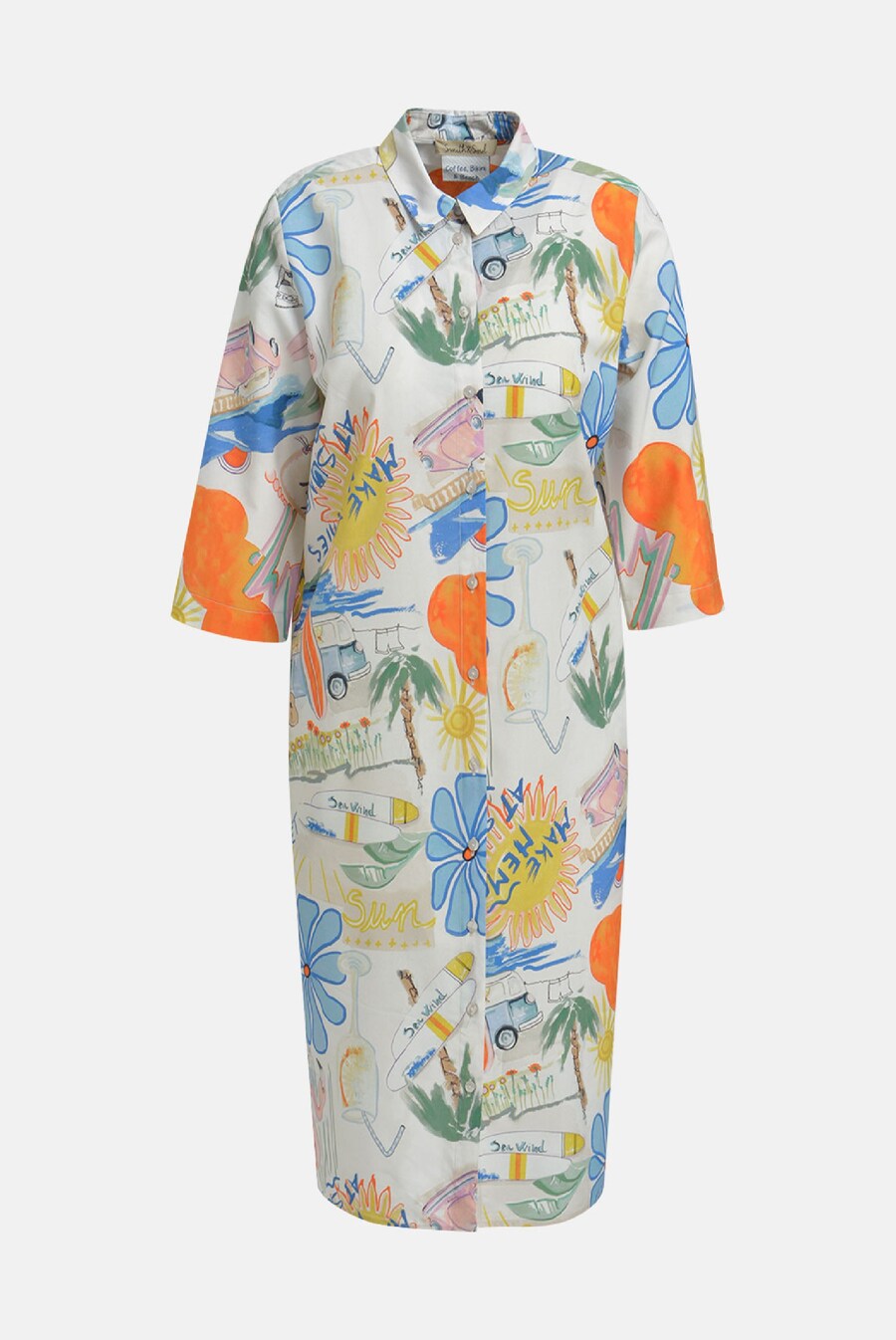 Платье-рубашка Smith&Soul, белый
Платье-рубашка Smith&Soul, белый