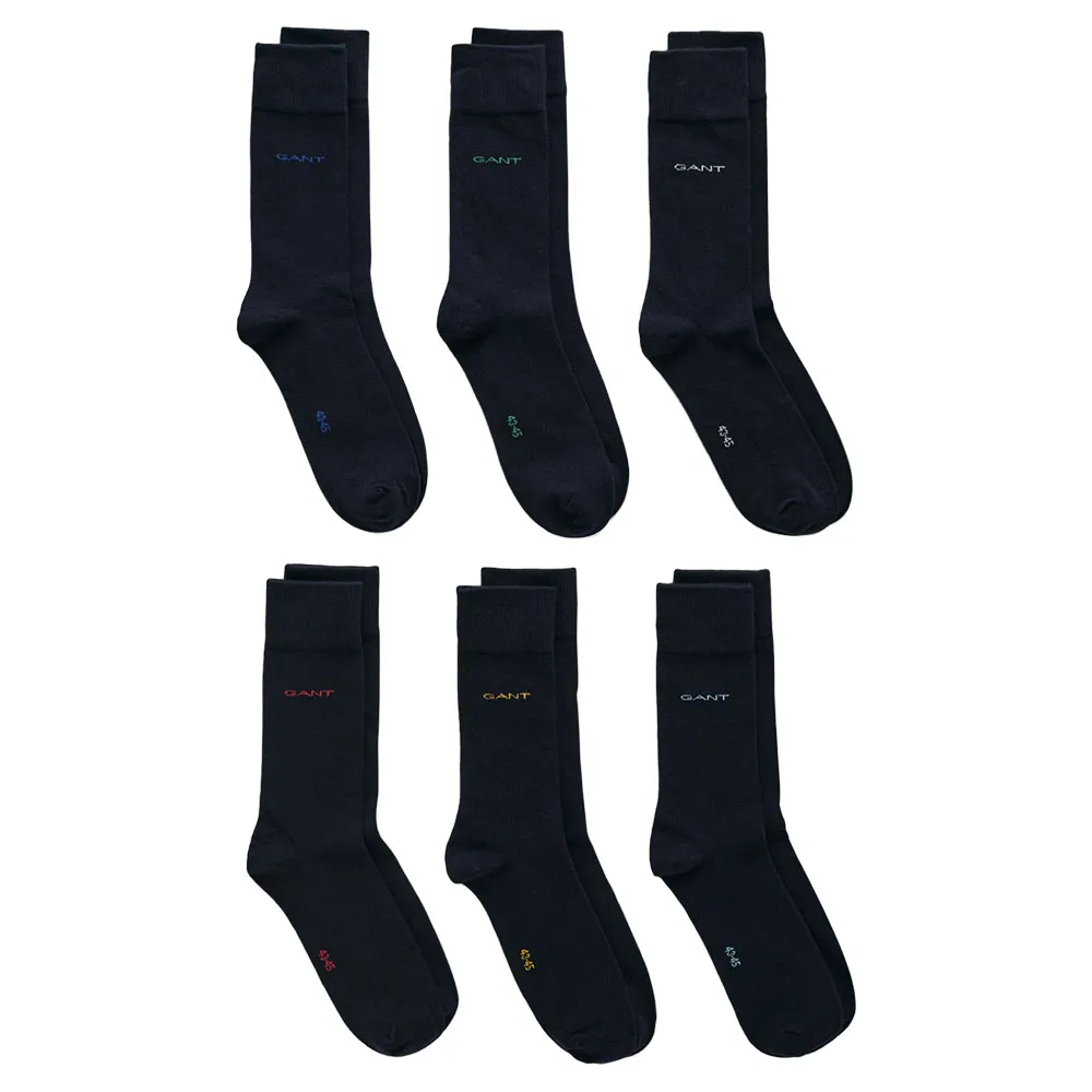 Мягкие носки Gant, 6 пар, синий
Мягкие носки Gant, 6 пар, синий
