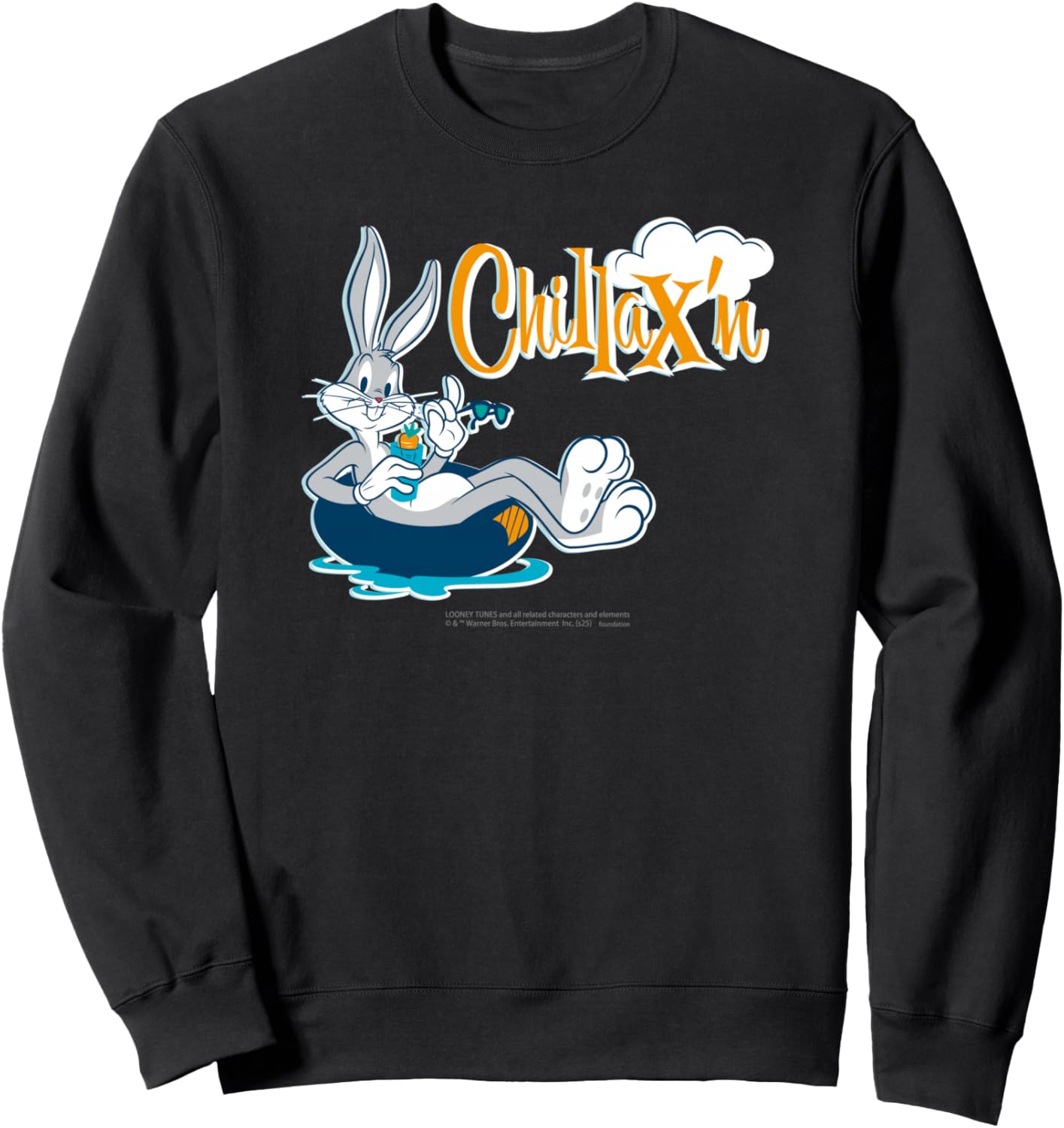 Толстовка Looney Tunes Bugs Bunny ChillaX'n, черный
Толстовка Looney Tunes Bugs Bunny ChillaX'n, черный