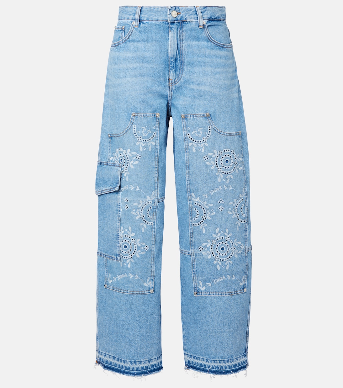 Джинсы Broderie Anglaise с круглым вырезом Ganni, Light Blue Stone
Джинсы Broderie Anglaise с круглым вырезом Ganni, Light Blue Stone