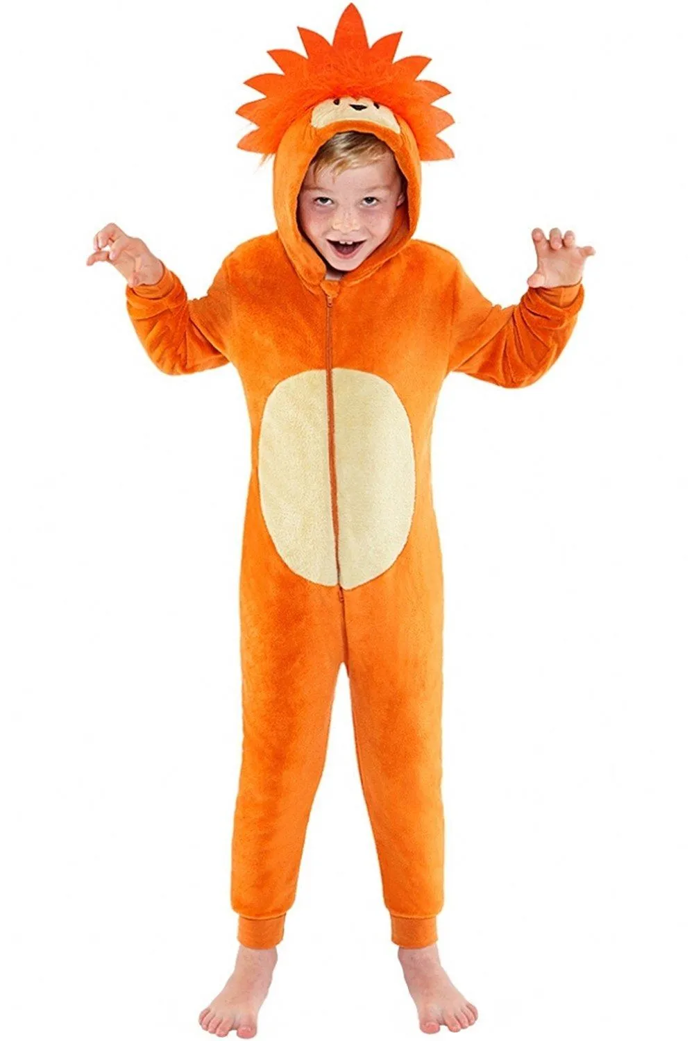 Флисовый комбинезон со львом Animal Crazy, оранжевый
Флисовый комбинезон со львом Animal Crazy, оранжевый