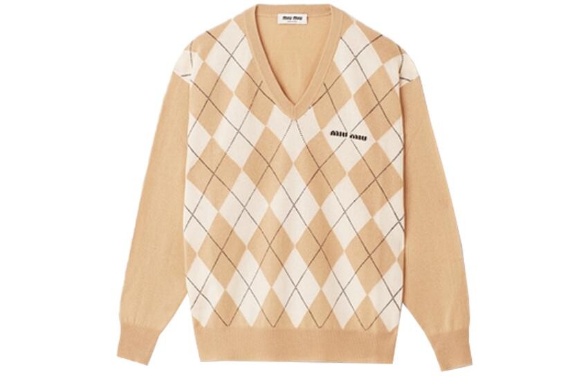 Свитер женский Miu Miu, коричневый
Свитер женский Miu Miu, коричневый