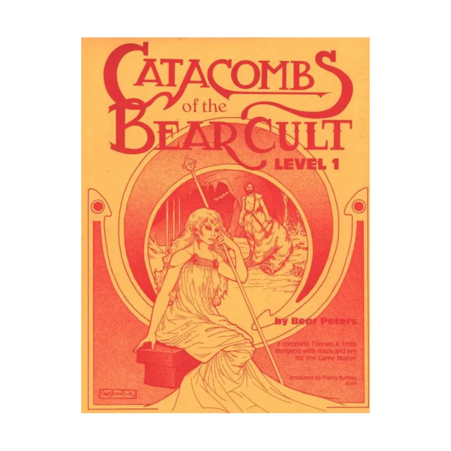 Модуль Catacombs of the Bear Cult - Level 1, Tunnels & Trolls - Core Rules & Assorted (1975-2007) 
Модуль Catacombs of the Bear Cult - Level 1, Tunnels & Trolls - Core Rules & Assorted (1975-2007)