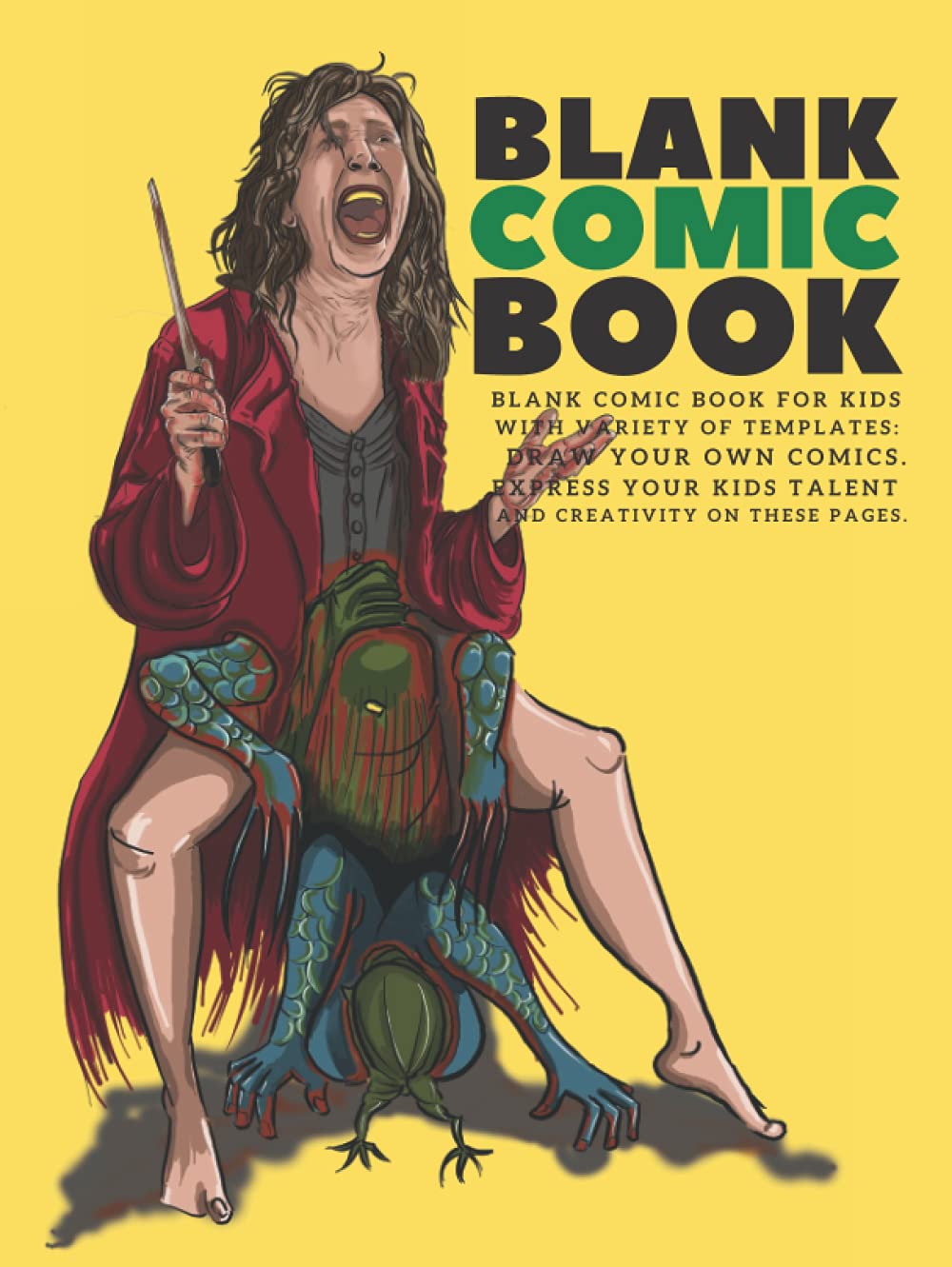 Blank Comic Book for Kids with Variety of Templates: Draw Your Own Comics. Express Your Kids Talent and Creativity on these pages (Independently published)
Blank Comic Book for Kids with Variety of Templates: Draw Your Own Comics. Express Your Kids Talent and Creativity on these pages (Independently published)
