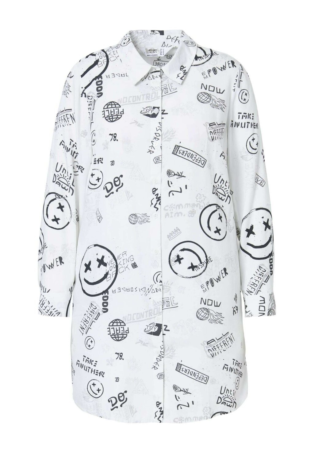 Блузка на пуговицах STRAIGHT FIT Angel of Style, белый
Блузка на пуговицах STRAIGHT FIT Angel of Style, белый