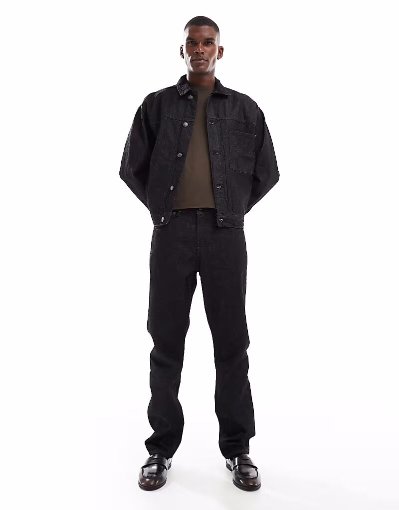 Джинсы River Island прямого кроя минималистичного кроя, цвет: черный
Джинсы River Island прямого кроя минималистичного кроя, цвет: черный