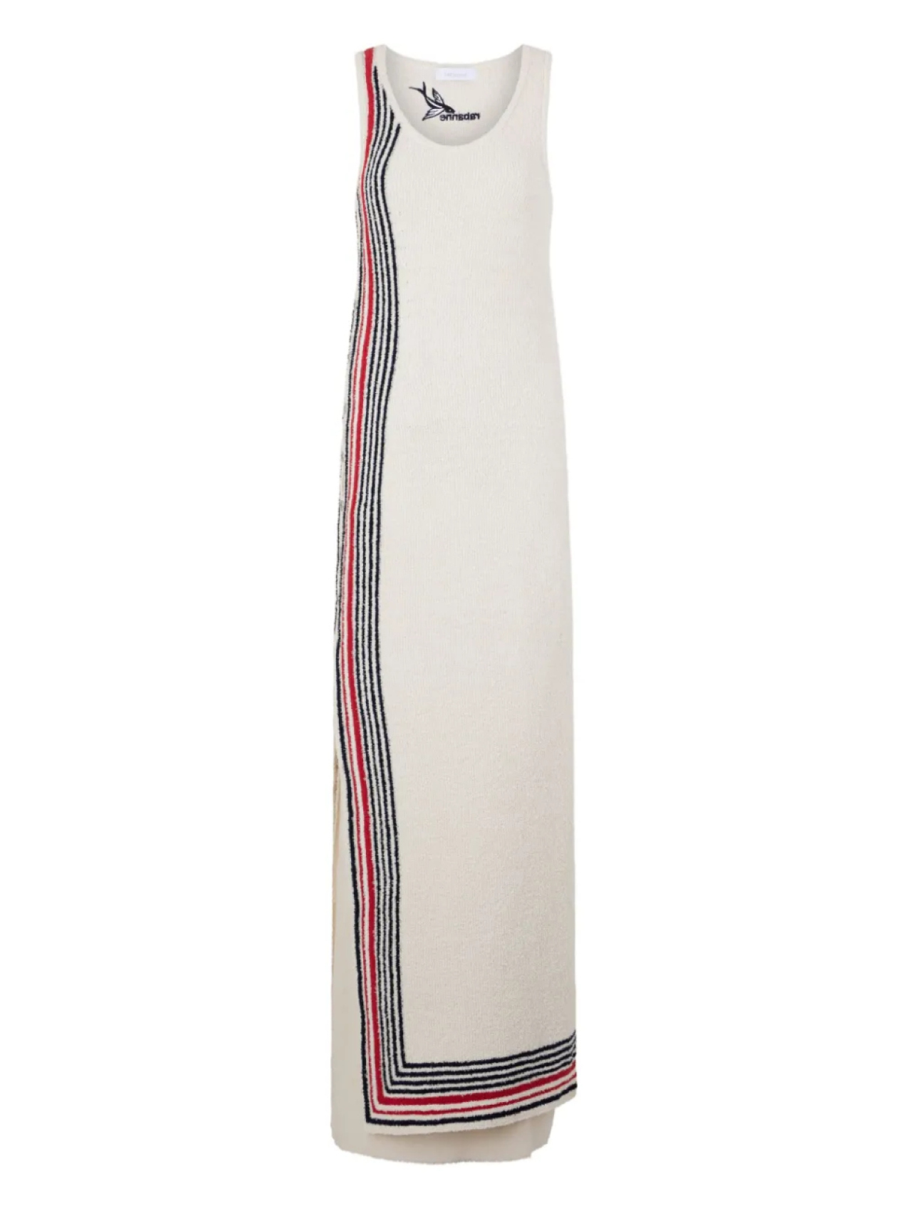 Полосатое платье макси без рукавов Rabanne, нейтральный
Полосатое платье макси без рукавов Rabanne, нейтральный