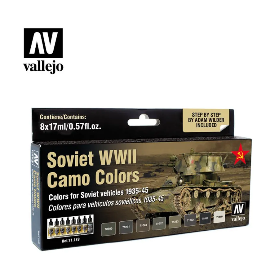 Советские камуфляжи времен Второй мировой войны, Model Air - Sets
Советские камуфляжи времен Второй мировой войны, Model Air - Sets