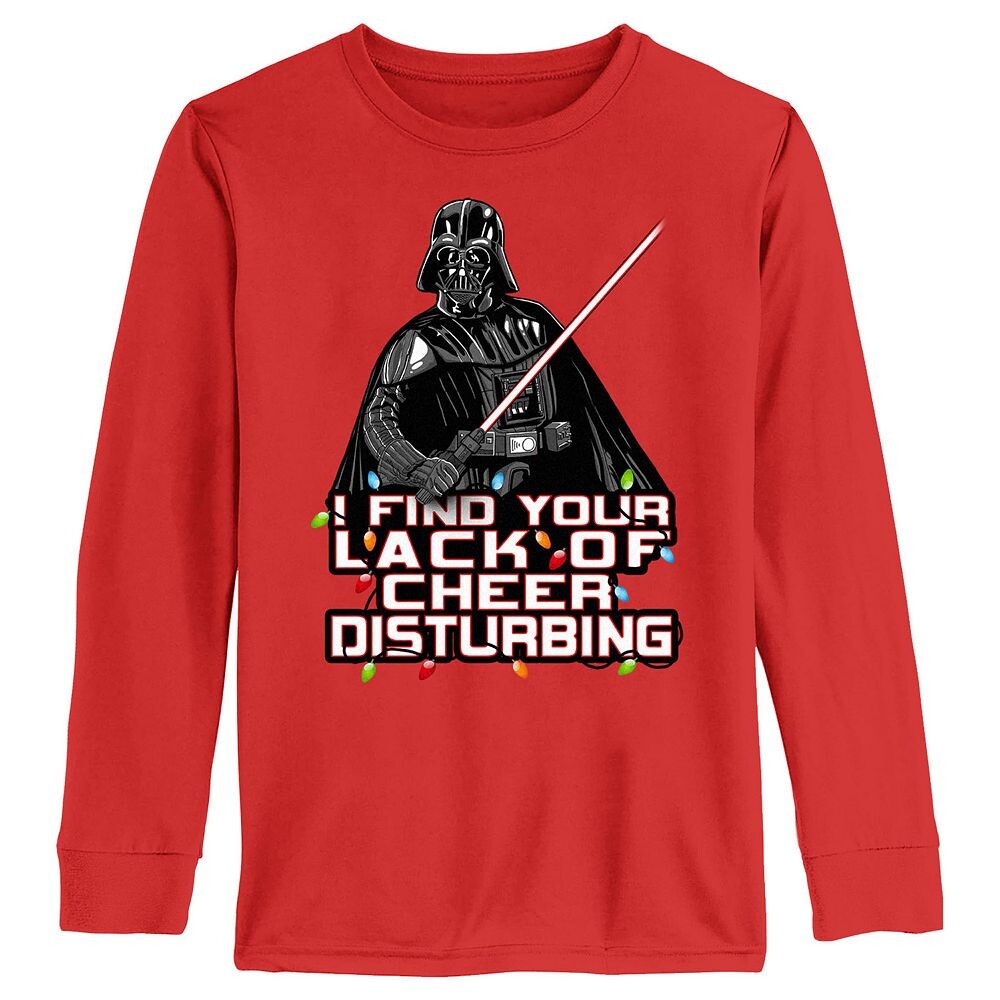 Футболка с длинными рукавами и рисунком «Дарт Вейдер» для мальчиков 4–7 лет «Звездные войны» считает, что вам не хватает веселья Licensed Character, красный
Футболка с длинными рукавами и рисунком «Дарт Вейдер» для мальчиков 4–7 лет «Звездные войны» считает, что вам не хватает веселья Licensed Character, красный