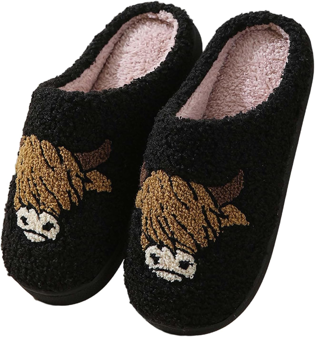 Домашние тапочки для женщин и мужчин с милыми мультяшными животными, мягкие пушистые тапочки, теплые зимние тапочки для дома, нескользящие, уютные тапочки для спальни, для использования как внутри дома, так и на улице Wuyistar, черный
Домашние тапочки для женщин и мужчин с милыми мультяшными животными, мягкие пушистые тапочки, теплые зимние тапочки для дома, нескользящие, уютные тапочки для спальни, для использования как внутри дома, так и на улице Wuyistar, черный