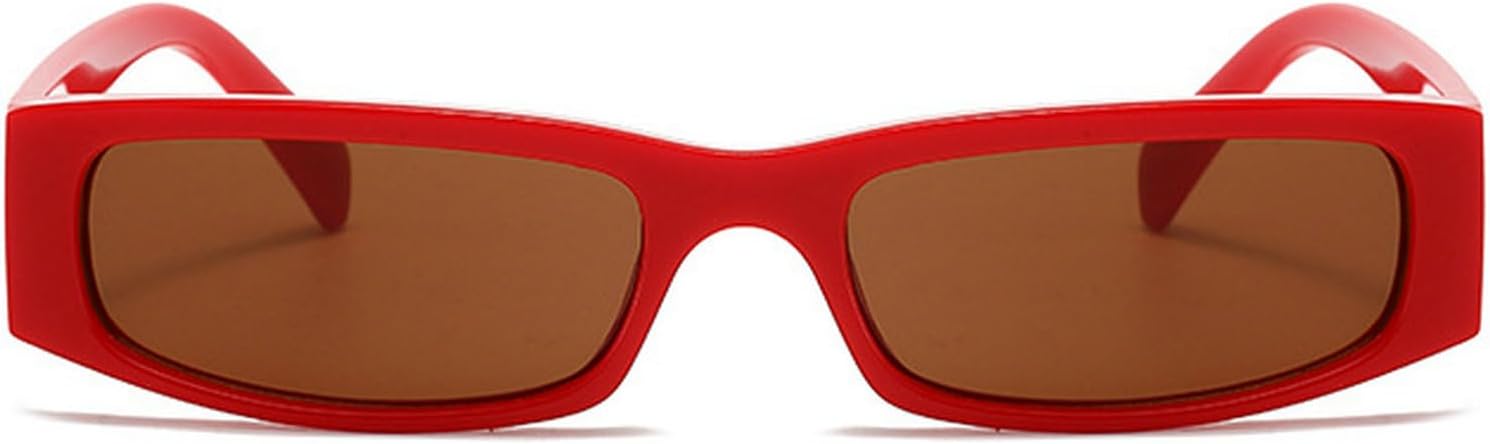 Ретро-солнцезащитные очки маленького прямоугольного размера для женщин и мужчин, узкая квадратная оправа, винтажный дизайн, женские солнцезащитные очки mincl, Red Brown
Ретро-солнцезащитные очки маленького прямоугольного размера для женщин и мужчин, узкая квадратная оправа, винтажный дизайн, женские солнцезащитные очки mincl, Red Brown