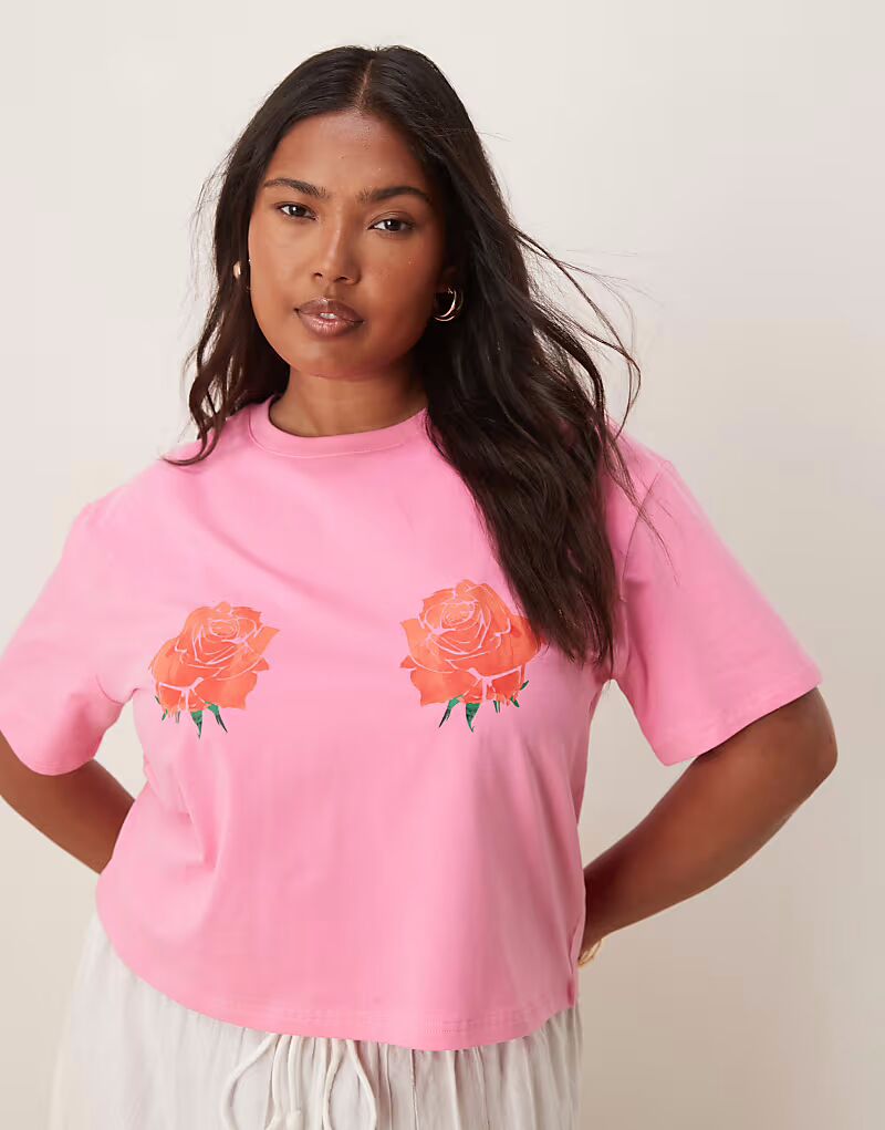 Детская футболка Never Fully Dressed Plus с принтом роз в розово-красных тонах
Детская футболка Never Fully Dressed Plus с принтом роз в розово-красных тонах