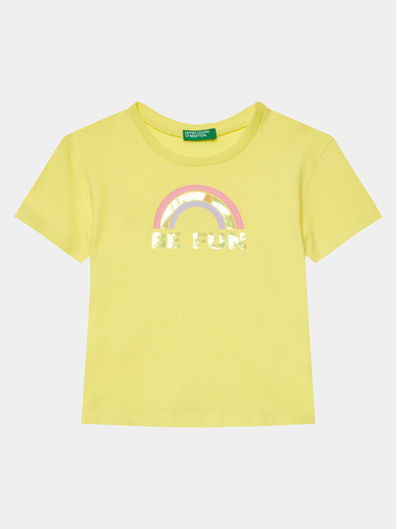 Футболка свободного покроя United Colors Of Benetton, желтый
Футболка свободного покроя United Colors Of Benetton, желтый