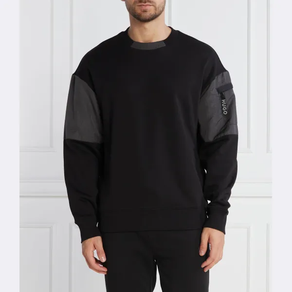 Толстовка обычного кроя с прудом Hugo, черный
Толстовка обычного кроя с прудом Hugo, черный