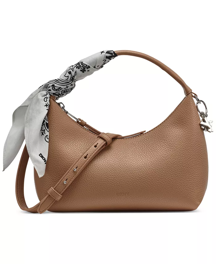 Сумка-кроссбоди Imma Small Bandana DKNY, коричневый 
Сумка-кроссбоди Imma Small Bandana DKNY, коричневый