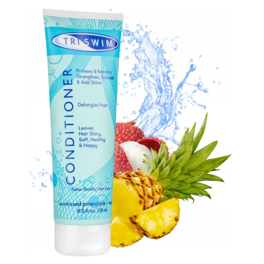 Кондиционер для волос TRISWIM после купания / удаляет хлор С АРОМАТОМ АНАНАС-МАНГО
Кондиционер для волос TRISWIM после купания / удаляет хлор С АРОМАТОМ АНАНАС-МАНГО