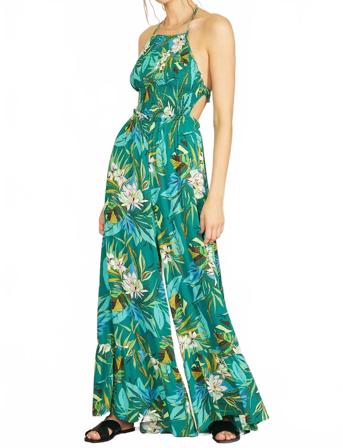 Широкие брюки-комбинезон с цветочным принтом и ремешками на спине Multi Illa Illa
Широкие брюки-комбинезон с цветочным принтом и ремешками на спине Multi Illa Illa