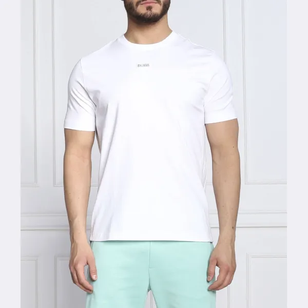 Футболка стандартного кроя с лентой Boss, белый
Футболка стандартного кроя с лентой Boss, белый