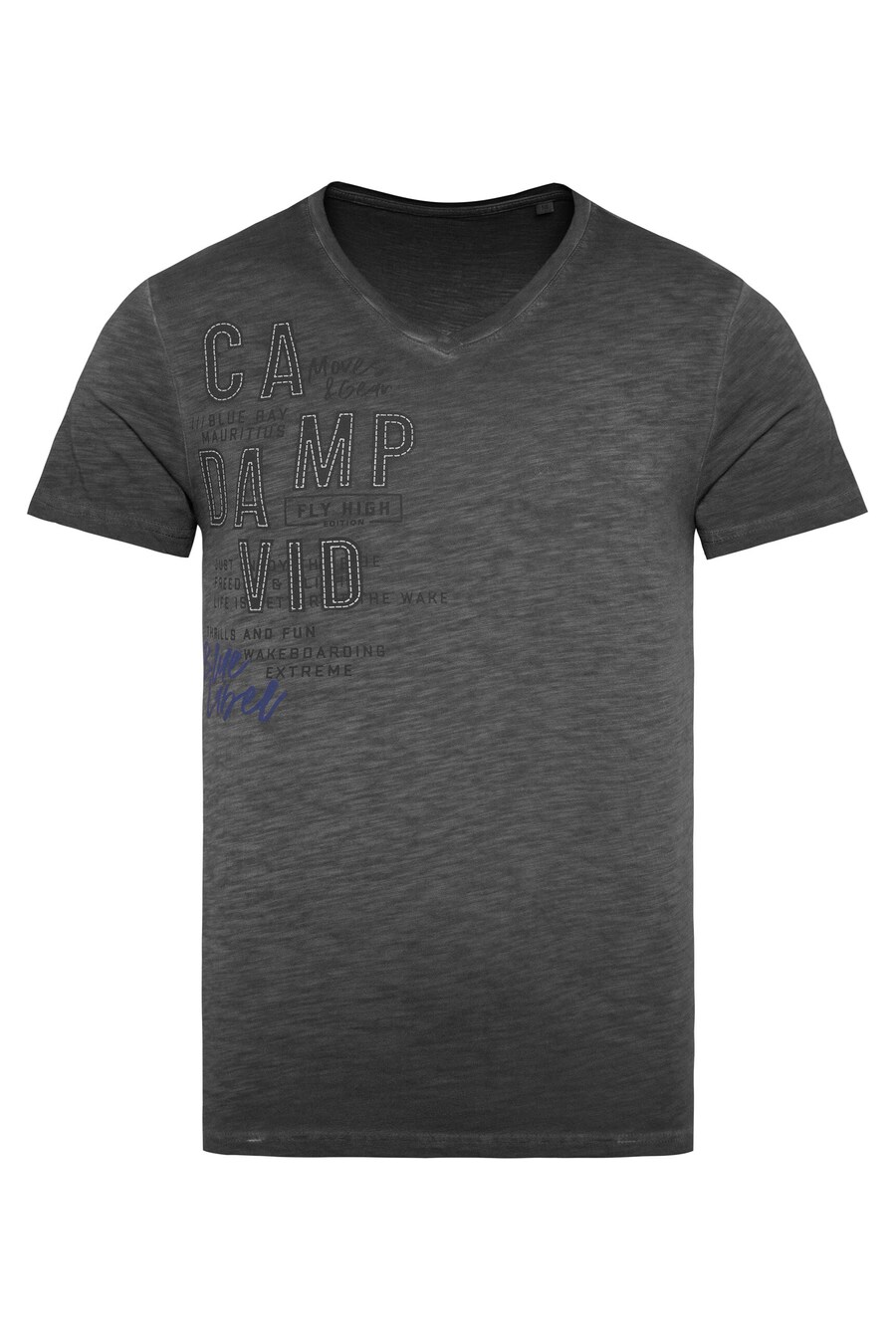 Футболка CAMP DAVID, mottled black 
Футболка CAMP DAVID, mottled black