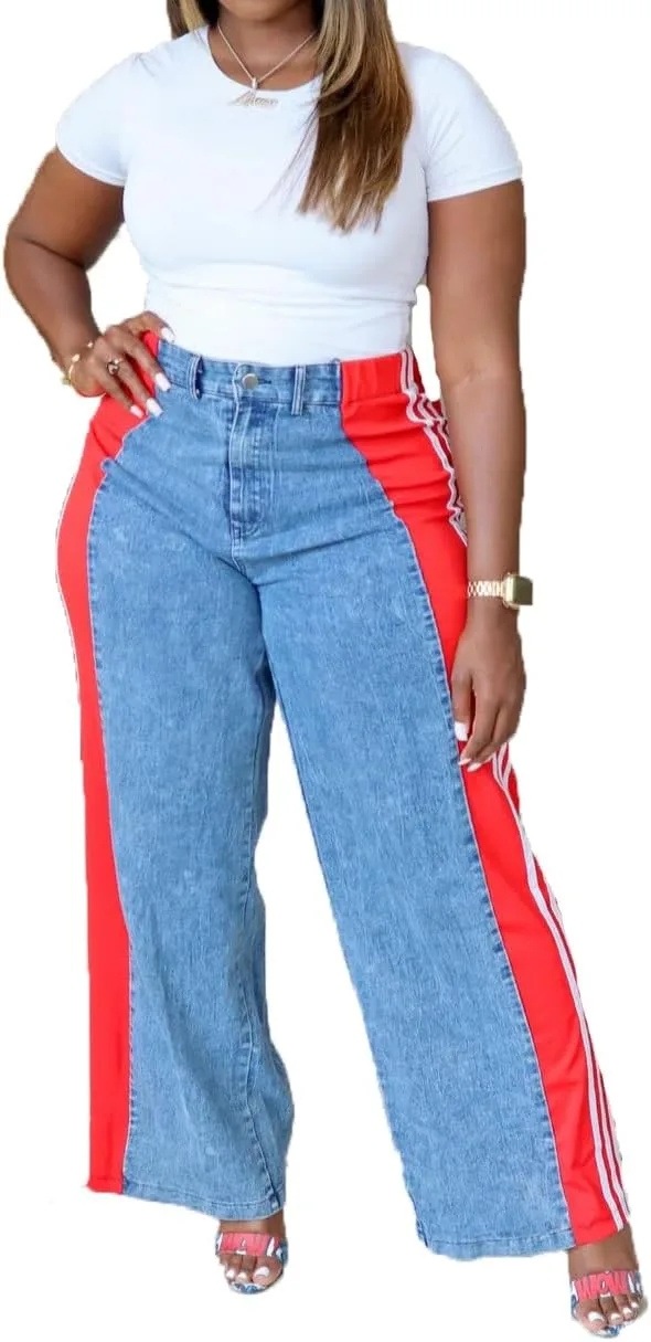 Женские джинсы baggy high waisted с цветными блоками и патчворком YCHUNHUI
Женские джинсы baggy high waisted с цветными блоками и патчворком YCHUNHUI