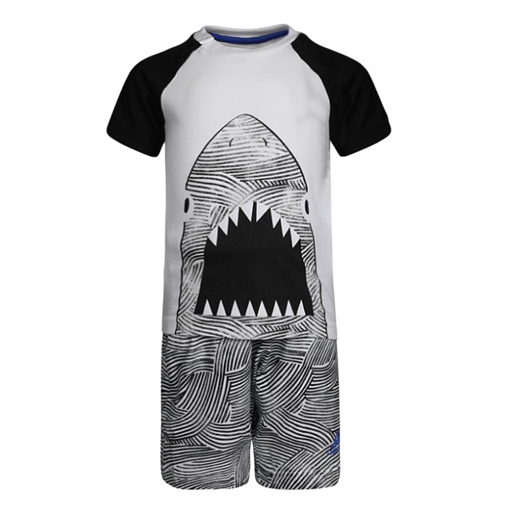 Adidas Повседневная спортивная одежда с белым принтом для малышей
Adidas Повседневная спортивная одежда с белым принтом для малышей