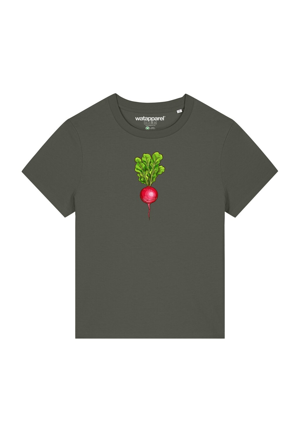 Принт на футболке Radieschen watapparel, хаки
Принт на футболке Radieschen watapparel, хаки