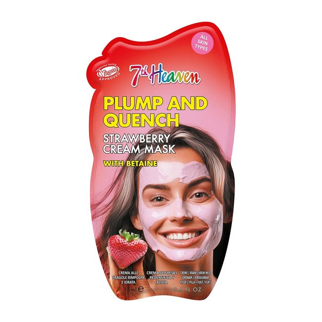 Маска для лица с клубничным кремом, придающая упругость и эластичность 7th Heaven, 15 мл
Маска для лица с клубничным кремом, придающая упругость и эластичность 7th Heaven, 15 мл