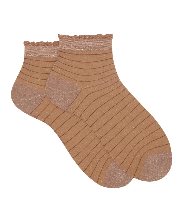 Женские розовые ультракороткие носки с прозрачными вставками и горизонтальными полосками Gallo, мультиколор
Женские розовые ультракороткие носки с прозрачными вставками и горизонтальными полосками Gallo, мультиколор