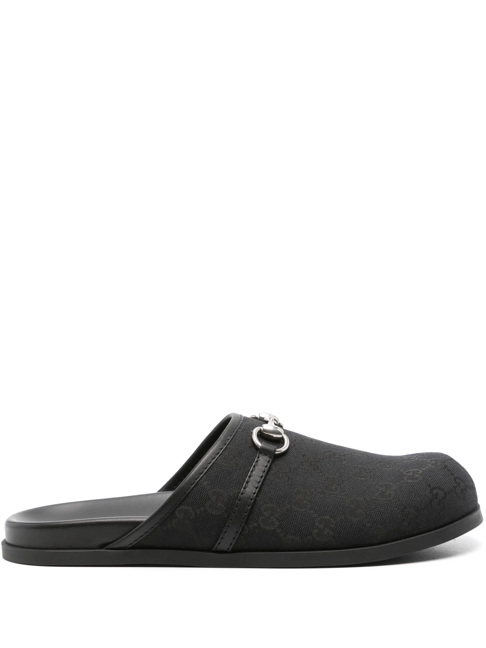 Мюли с пряжкой Horsebit Gucci, черный
Мюли с пряжкой Horsebit Gucci, черный