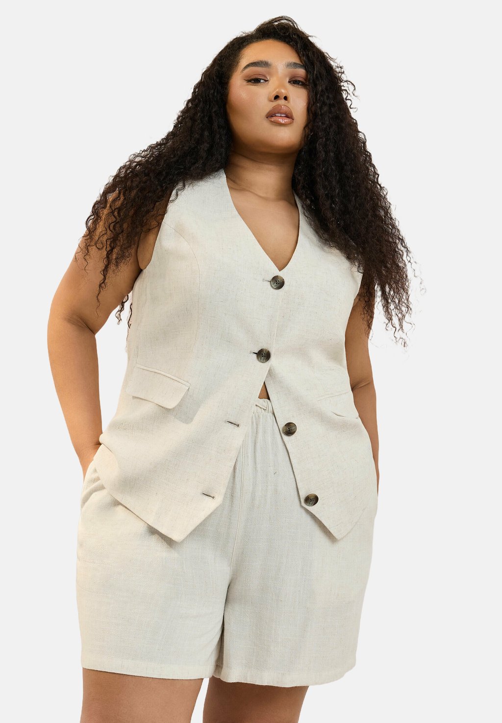 Жилет Yours Clothing, бежевый
Жилет Yours Clothing, бежевый