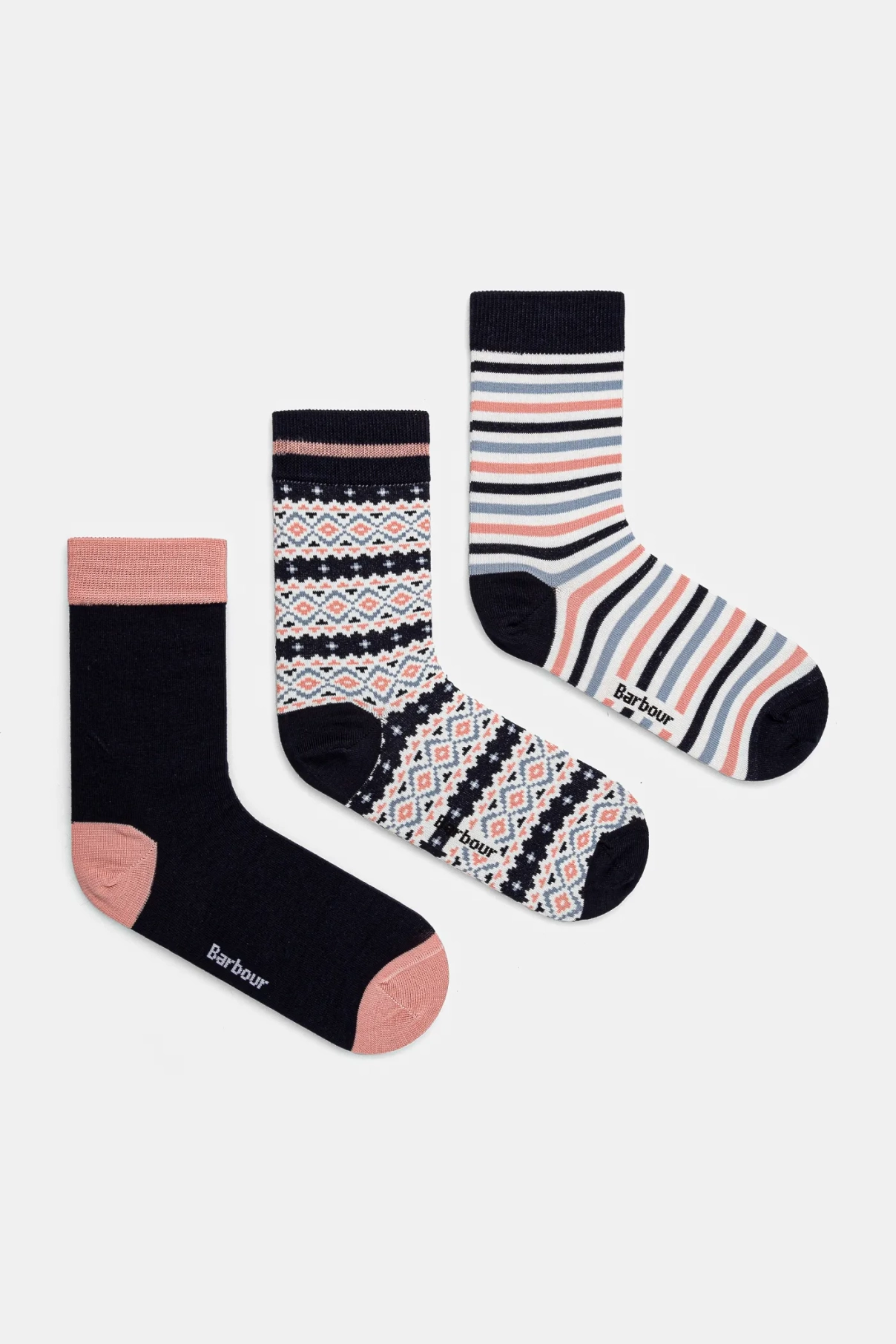 3 упаковки носков Barbour, темно-синий
3 упаковки носков Barbour, темно-синий