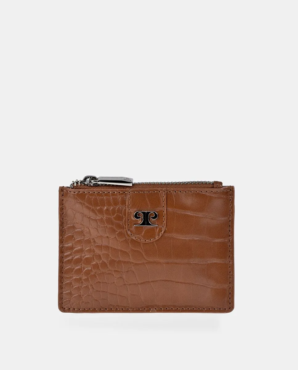 Женский кошелек-визитница из черной искусственной кожи Pierre Cardin, светло-коричневый
Женский кошелек-визитница из черной искусственной кожи Pierre Cardin, светло-коричневый