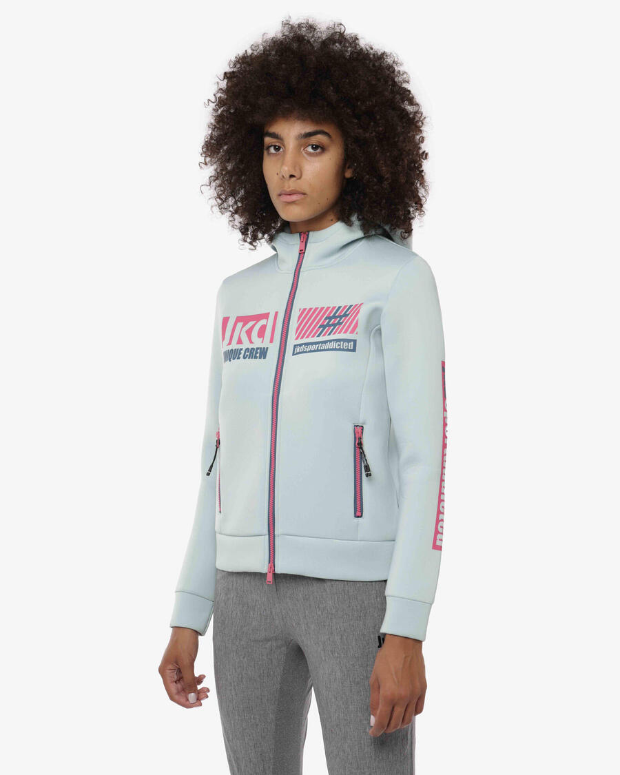 JAKED Женская синтетическая фитнес-толстовка мятно-зеленого цвета
JAKED Женская синтетическая фитнес-толстовка мятно-зеленого цвета