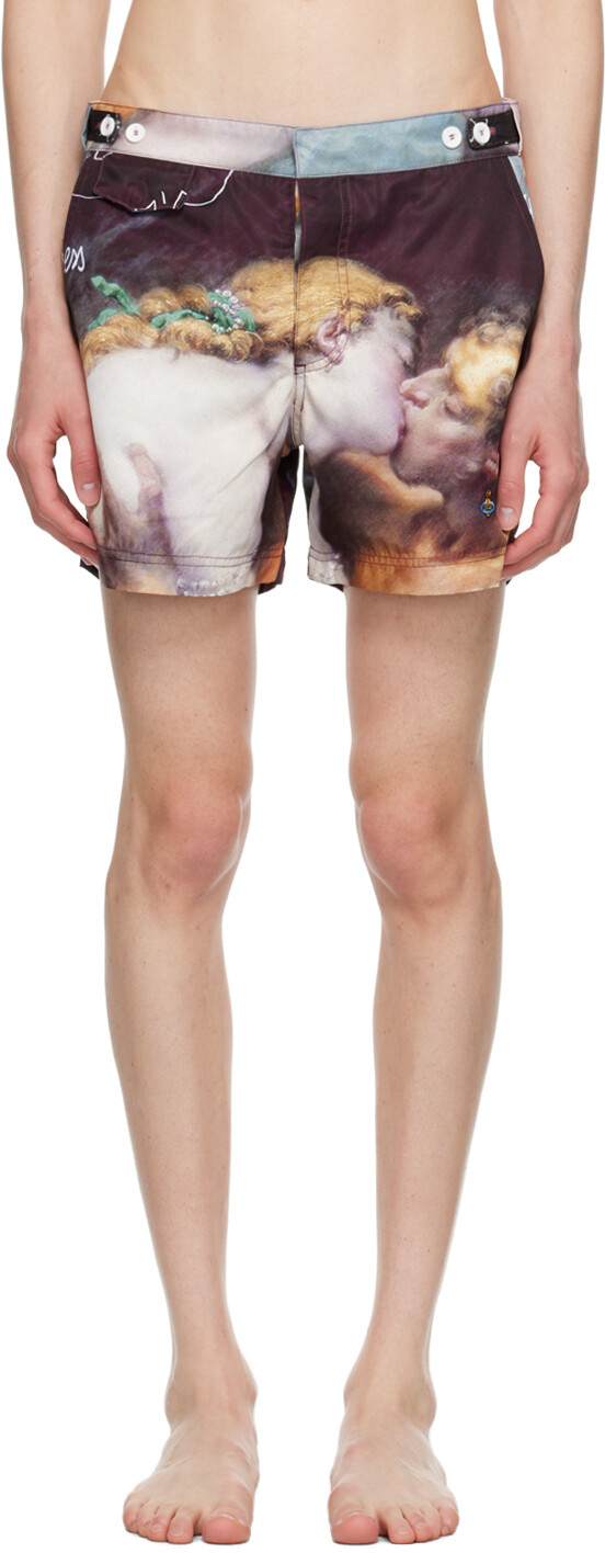 Разноцветные классические шорты-боксеры для плавания Vivienne Westwood
Разноцветные классические шорты-боксеры для плавания Vivienne Westwood