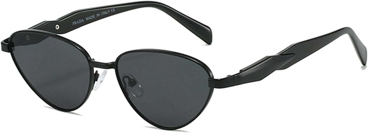 Солнцезащитные очки Willochra в стиле ретро с металлическим треугольником для женщин и мужчин, узкие, тонкие, черные, милые, в форме кошачьего глаза, узкие S-образные, Black
Солнцезащитные очки Willochra в стиле ретро с металлическим треугольником для женщин и мужчин, узкие, тонкие, черные, милые, в форме кошачьего глаза, узкие S-образные, Black