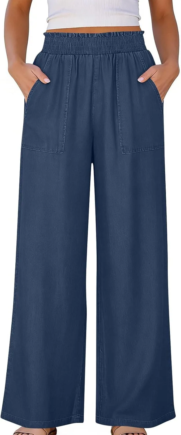 Джинсы Wide Leg для женщин с высокой талией и карманами Zzalalana
Джинсы Wide Leg для женщин с высокой талией и карманами Zzalalana