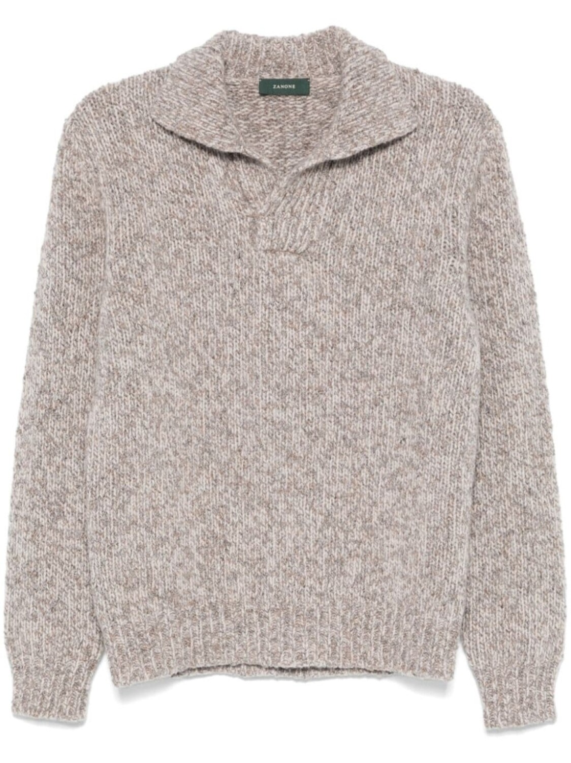 Вязаный свитер Zanone, коричневый
Вязаный свитер Zanone, коричневый