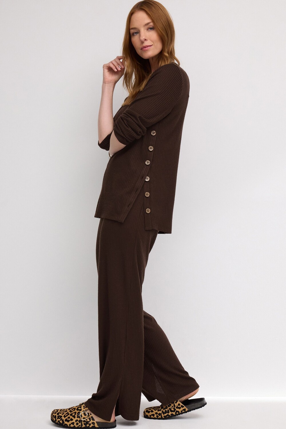 Широкие брюки для беременных Next, коричневый
Широкие брюки для беременных Next, коричневый