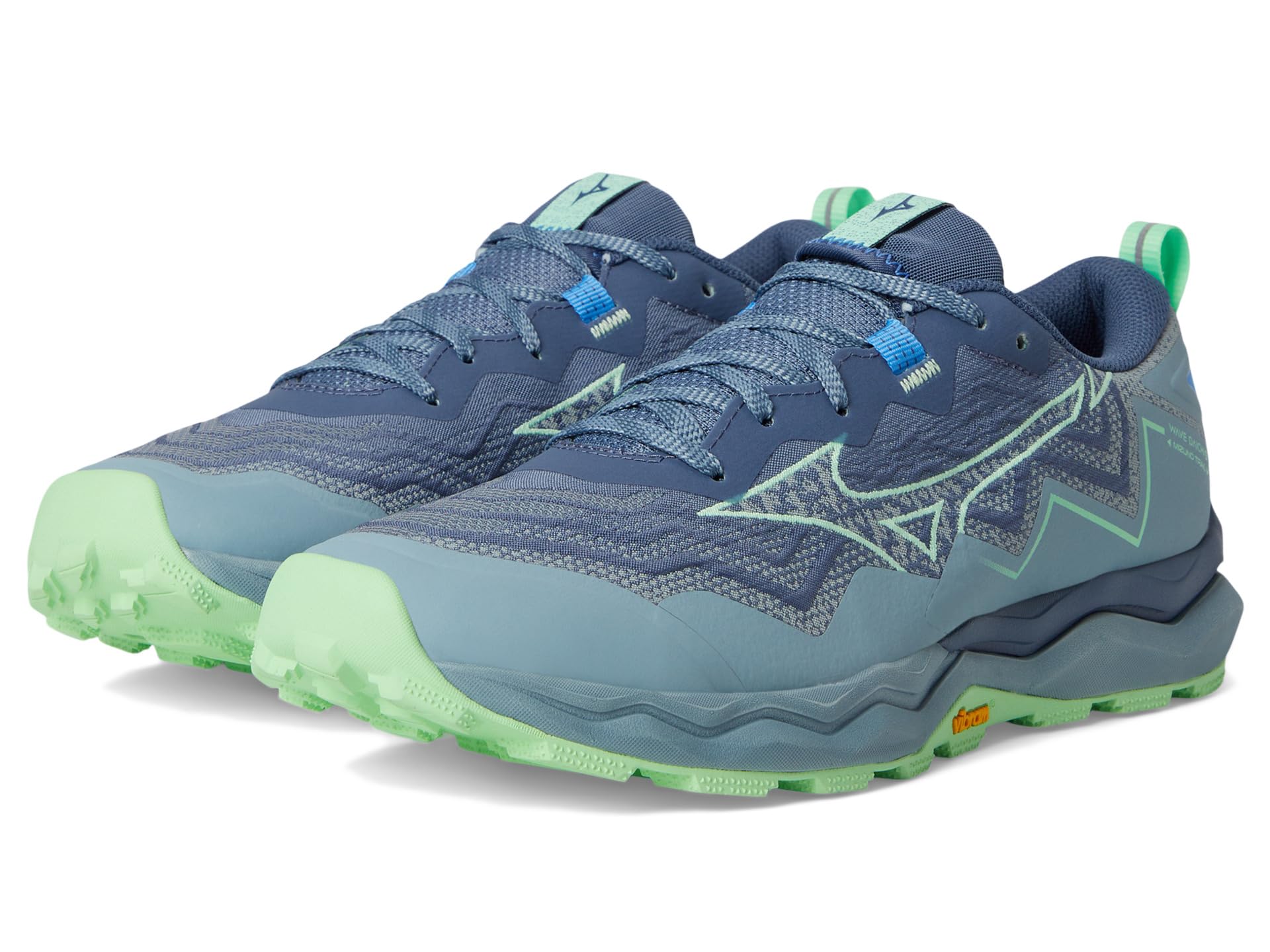 Кроссовки Mizuno Wave Daichi 9, цвет Vintag Ndgo/Neo Mint 
Кроссовки Mizuno Wave Daichi 9, цвет Vintag Ndgo/Neo Mint