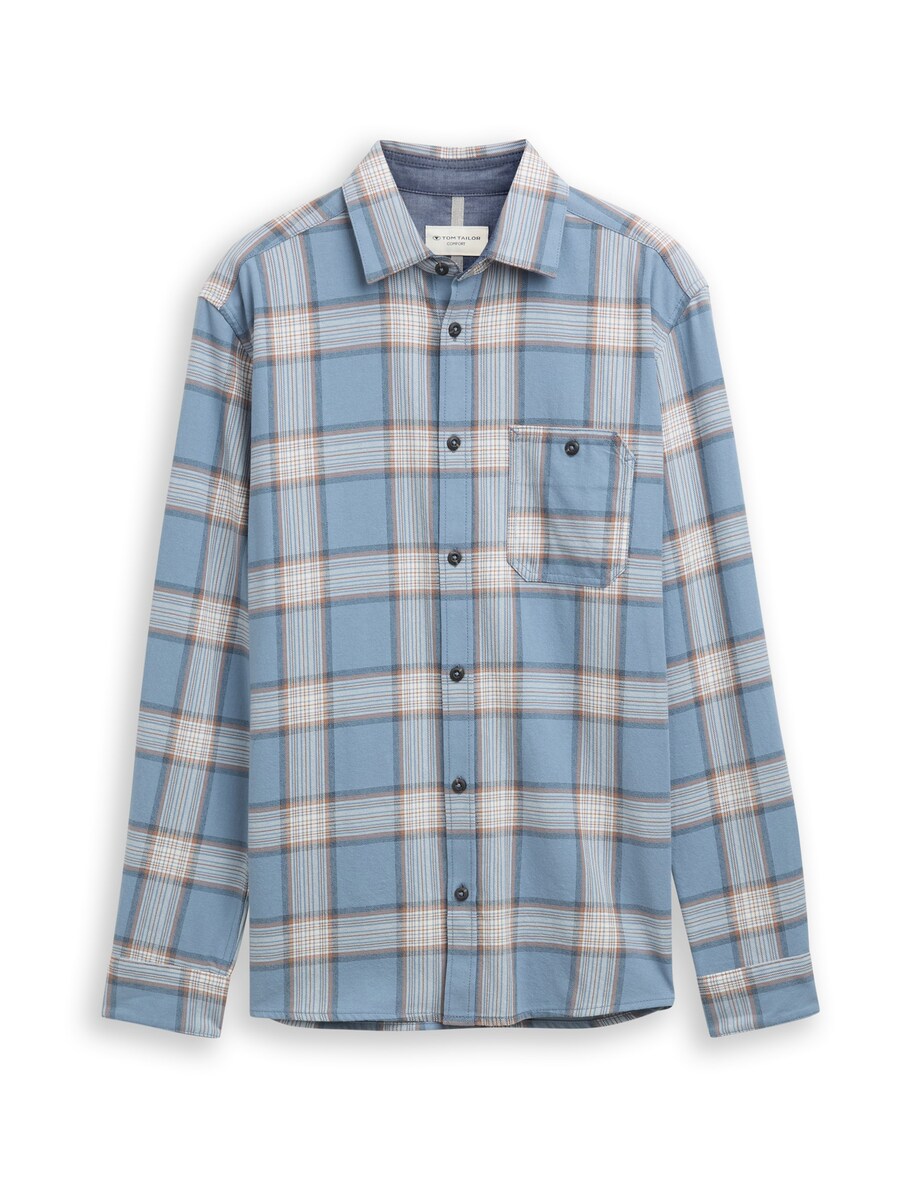 Рубашка на пуговицах Comfort fit TOM TAILOR, пыльно-синий/светло-голубой
Рубашка на пуговицах Comfort fit TOM TAILOR, пыльно-синий/светло-голубой